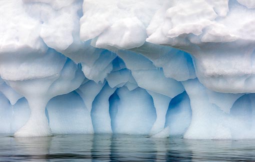 Eisschwimmen Natur Eis Palast Hintertuxer Gletscher